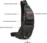 Nicgid Sling Bag Chest Shoulder Backpack Fanny Pack Crossbody Bags for Men - Image 4